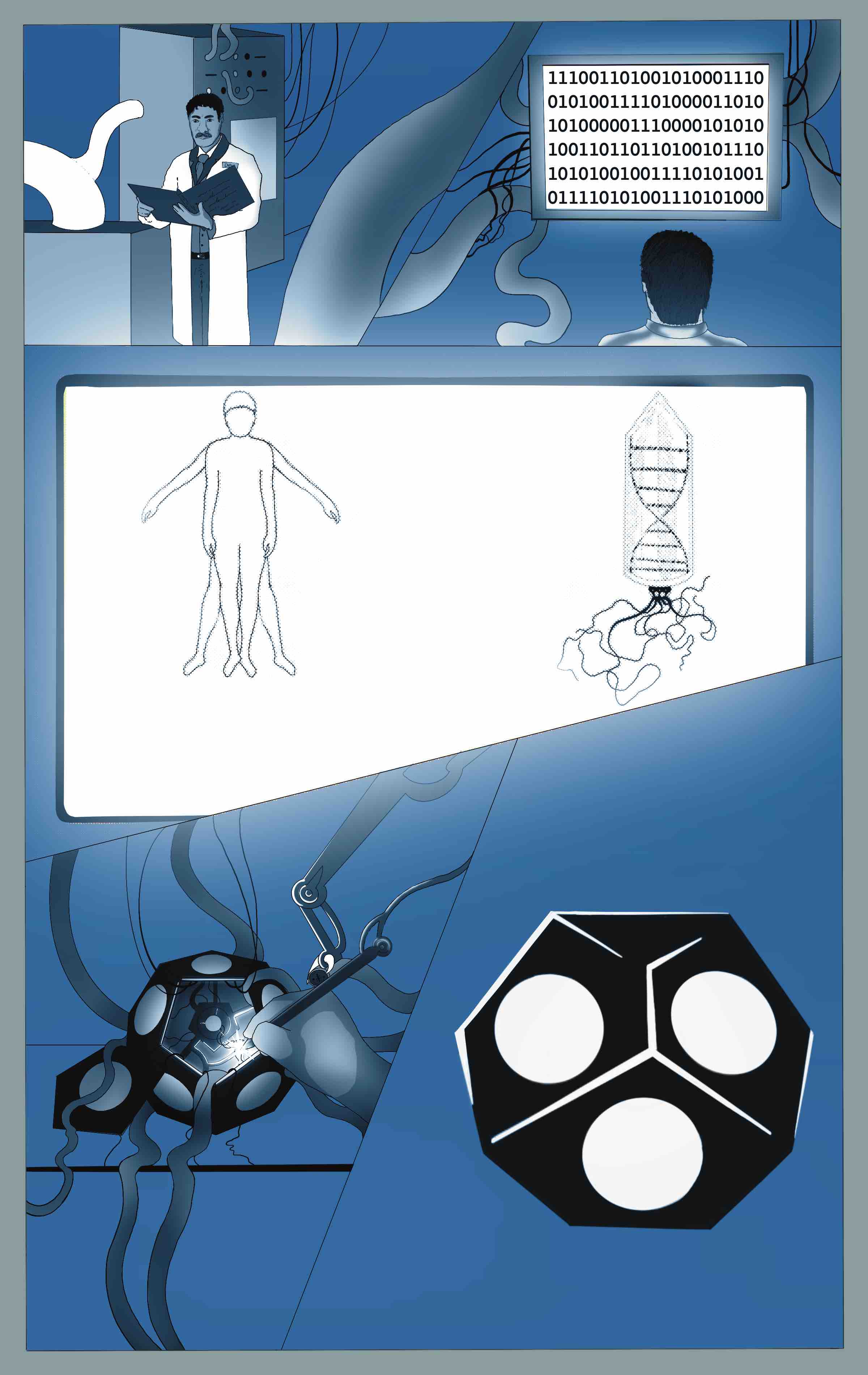 Fig. 5. Dr Dev Develops PURS1 On Elok’s Orders